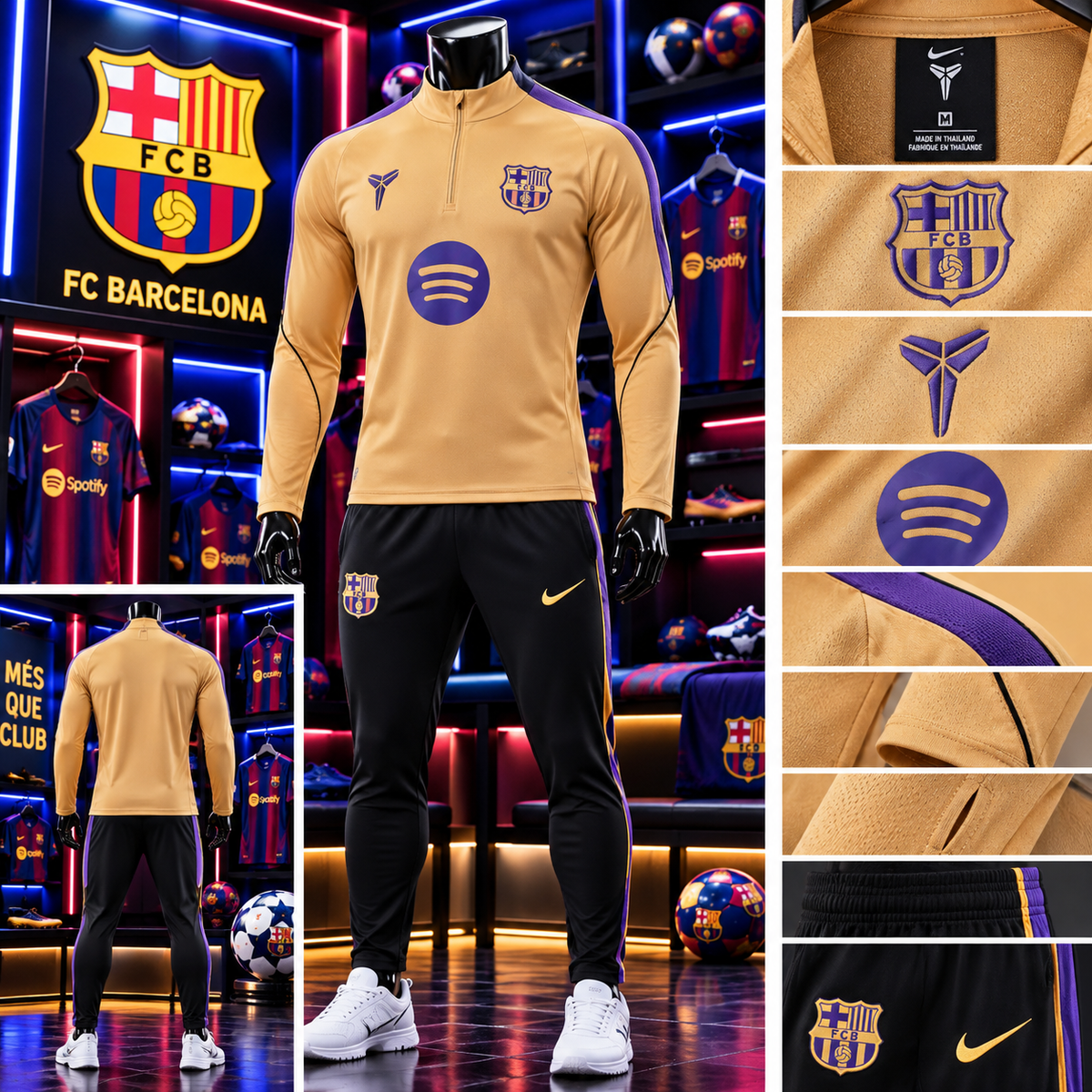 Survêtement FC Barcelone Orange/Violet 2026-2027
