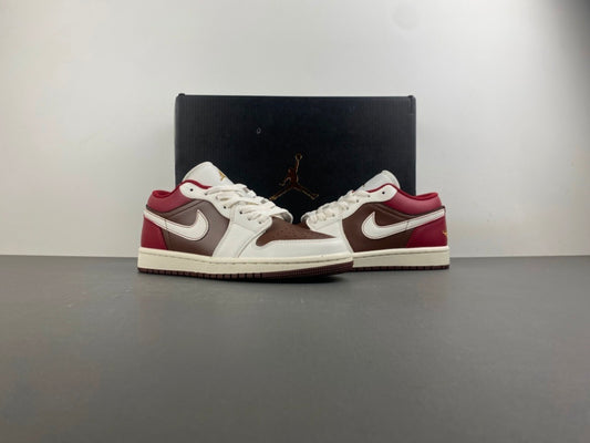 Air Jordan 1 Low "Year of the Horse" White/Brown/Bordeaux