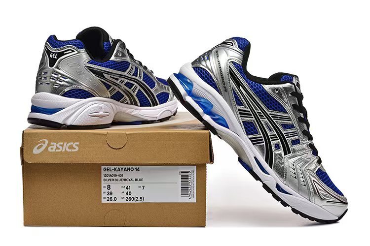 ASICS GEL-Kayano 14 "Silver Royal Blue"