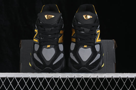 New Balance 9060 - Black / Yellow / Steel
