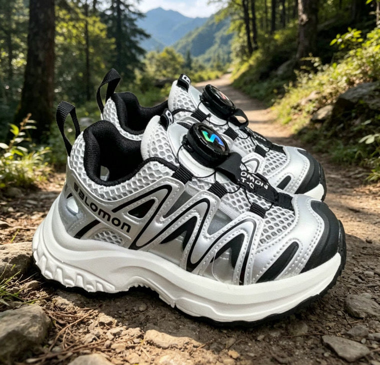 Salomon Enfant Gris-Noir