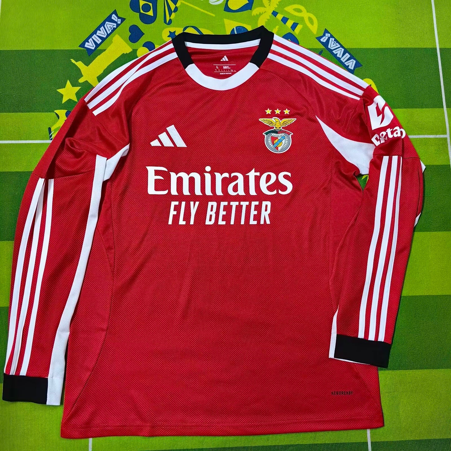 Maillot Benfica Domicile Manches Longues