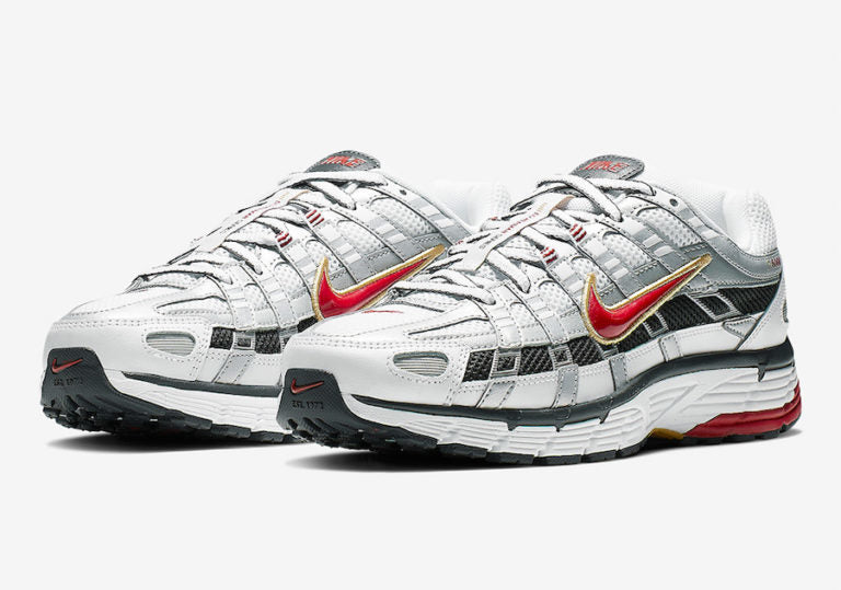 Nike P-6000  Grey & Red
