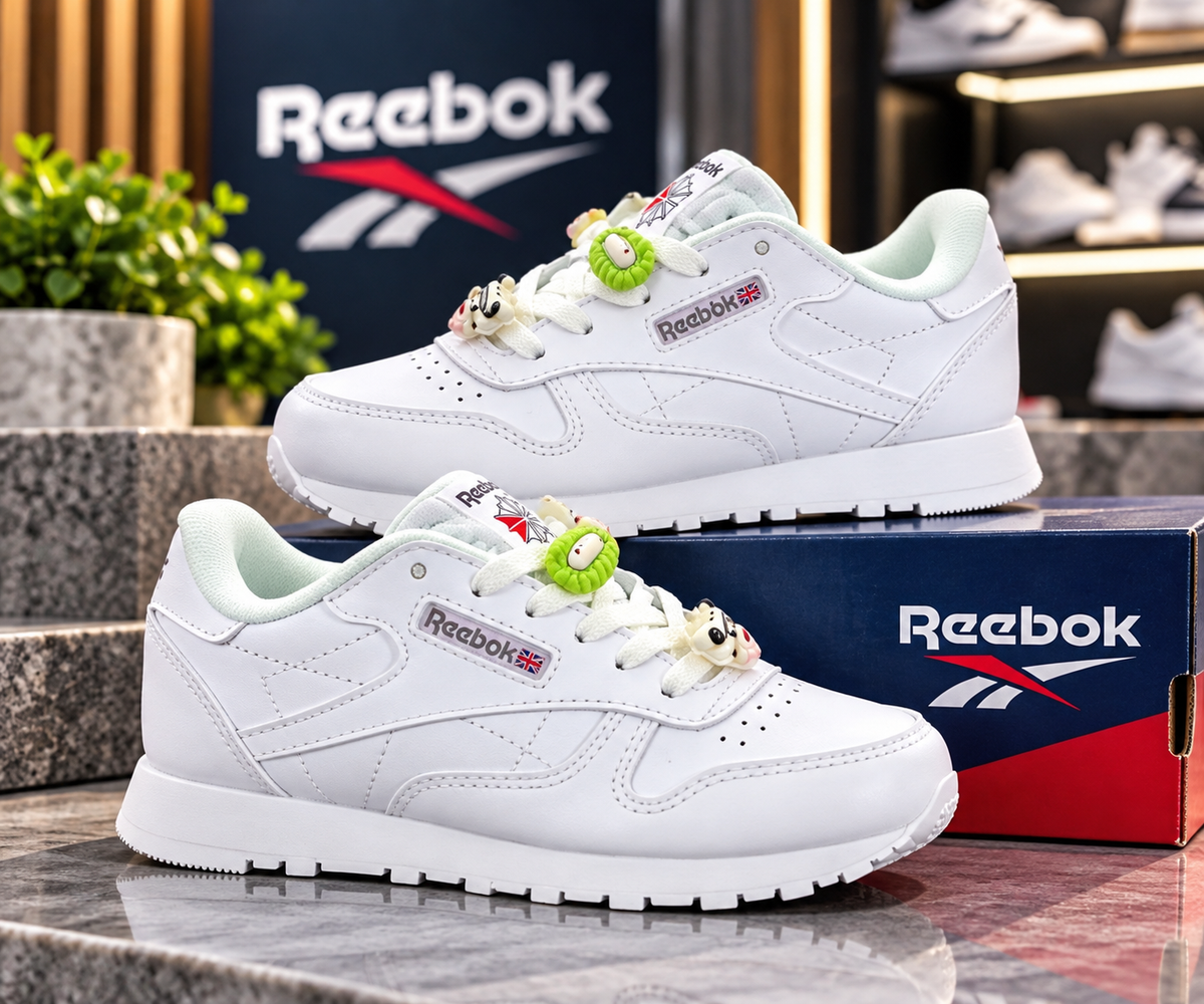 👟 Reebok Classic – Sneakers Enfant Blanches