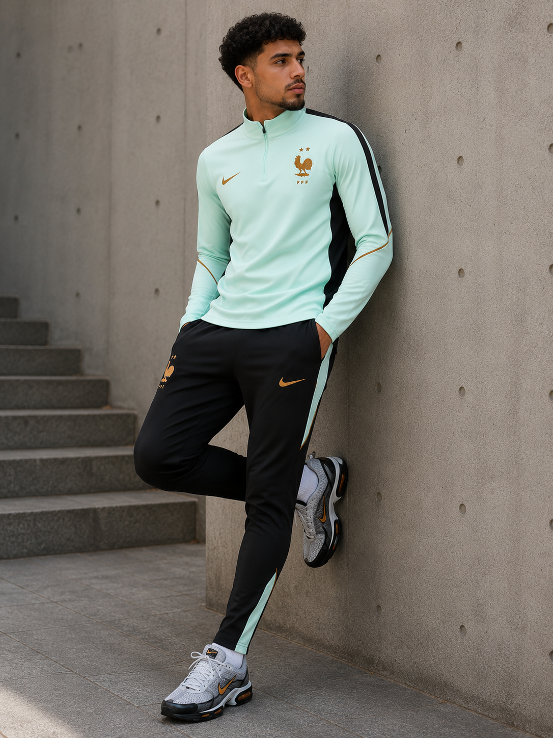 Nike Survêtement de l'équipe de France Menthe
