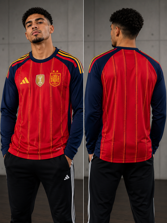 Maillot Espagne Domicile Manches Longues ⭐⭐