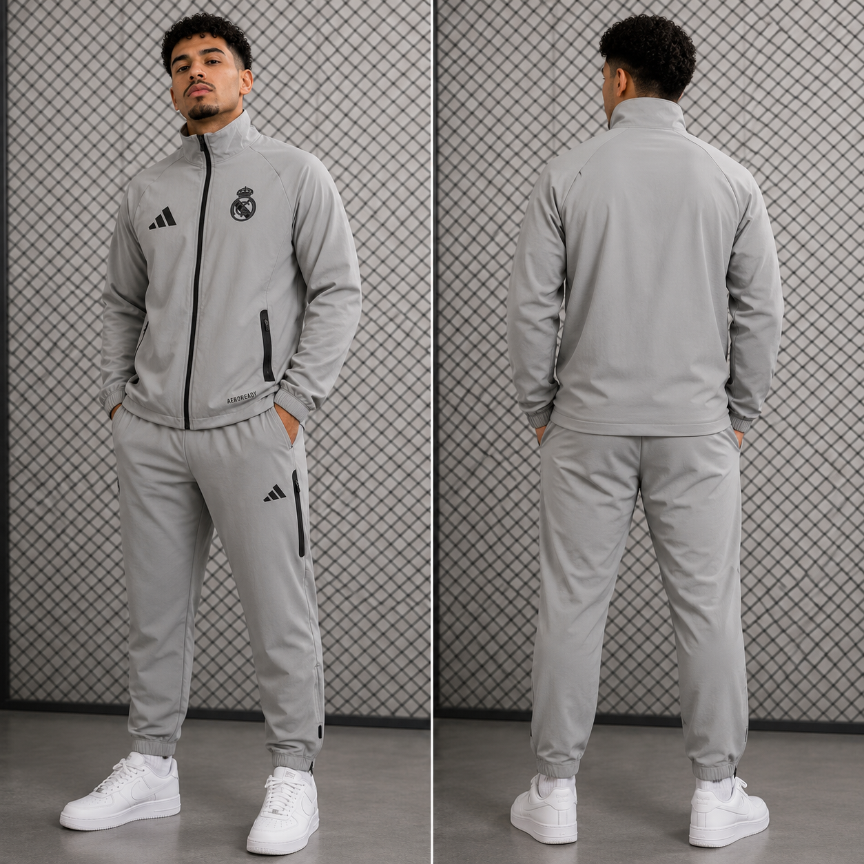Ensemble Real Madrid Gris 2025-26