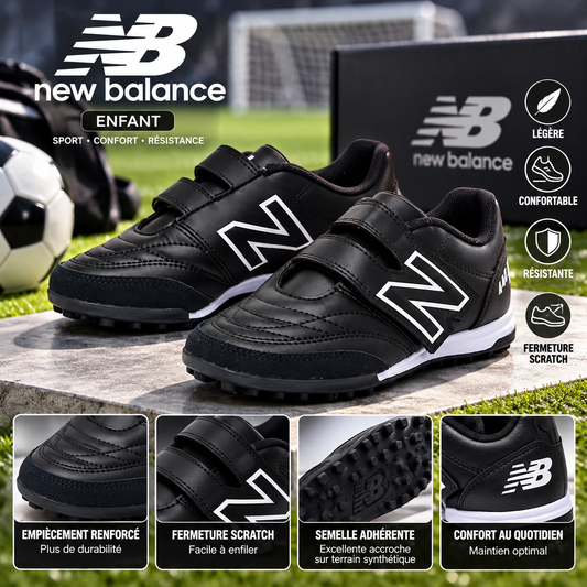 👟 New Balance Junior – Chaussures à scratch noires