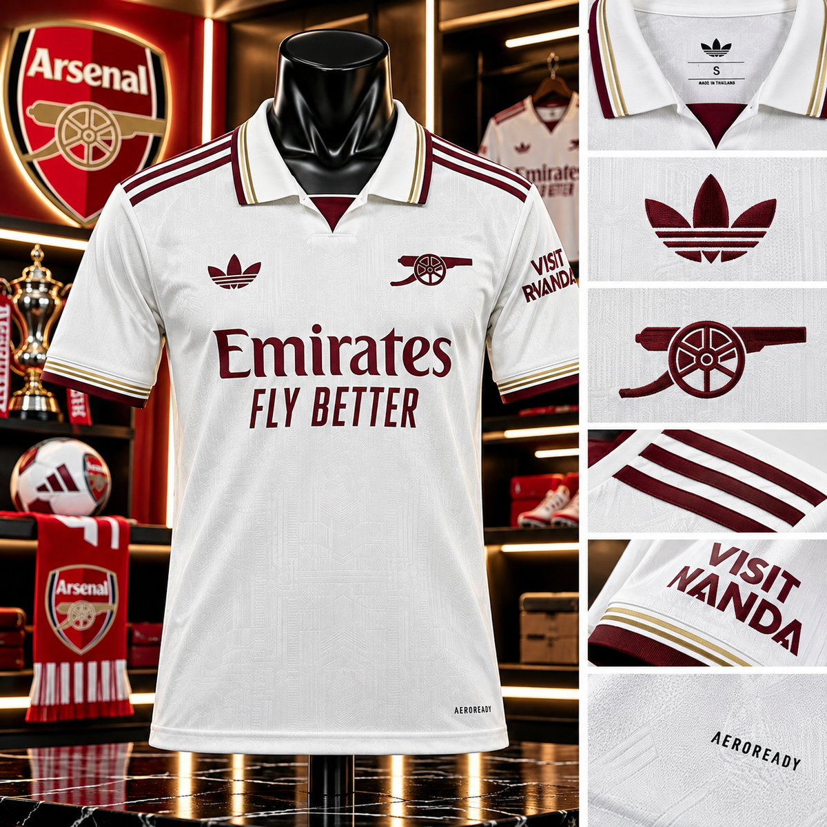 Maillot Arsenal Exterieur 2025/26