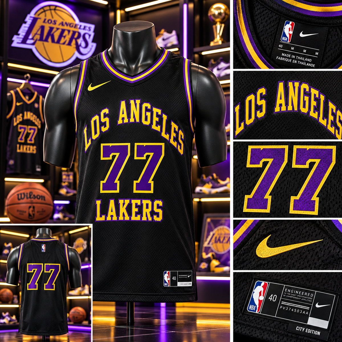Maillot Basket Lakers 2026-2027 Extérieur
