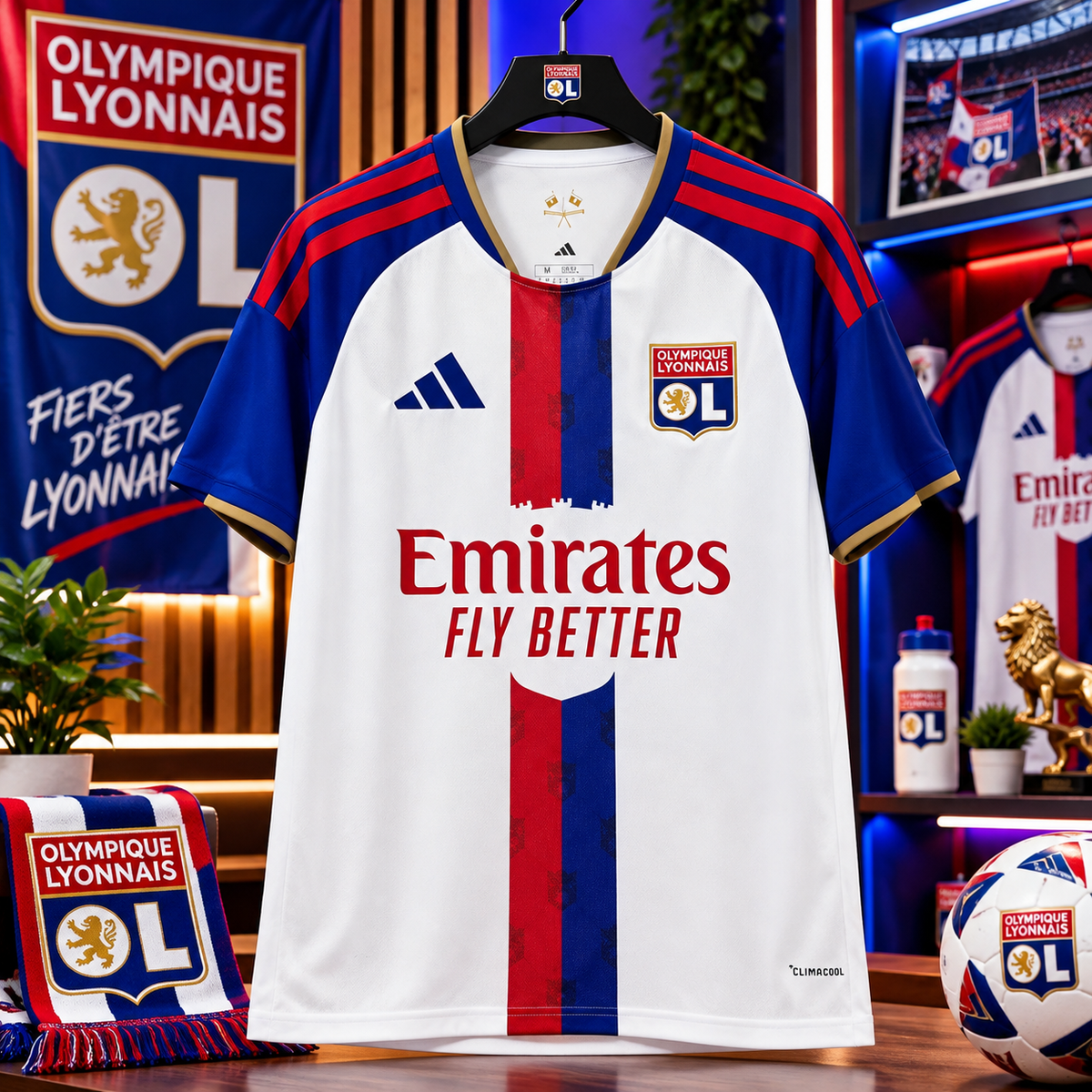 Maillot Officiel Olympique Lyonnais Domicile 2026/27