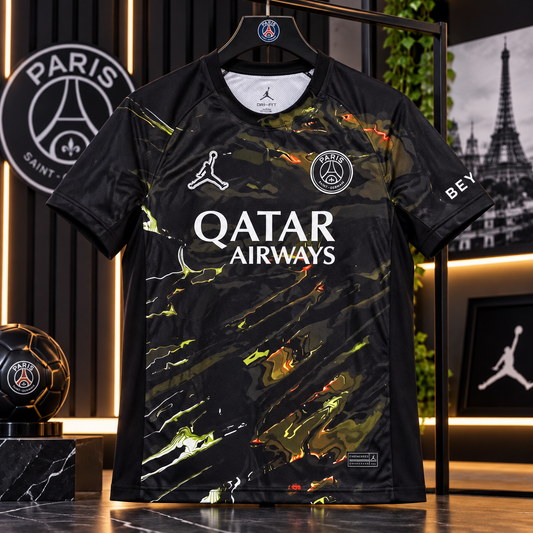 ⚫ Maillot Paris Saint-Germain – Édition noire