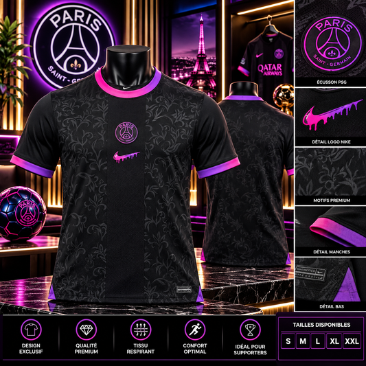 Maillot PSG Édition Spéciale Black 2026-27