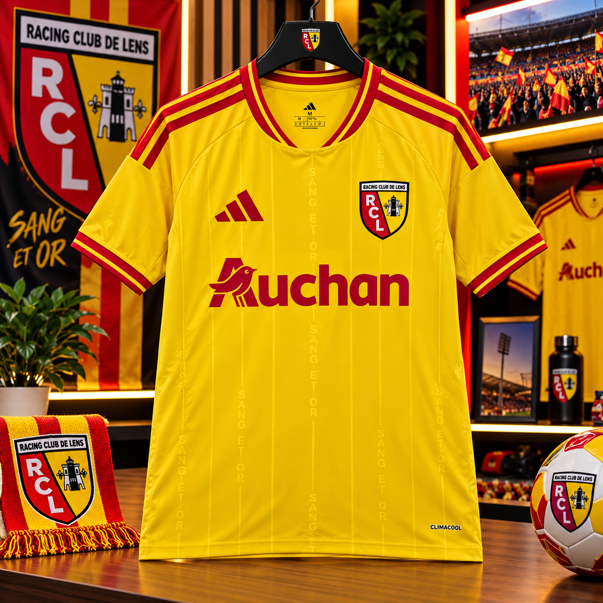🟡🔴 Maillot RC Lens – Sang et Domicile 2026/27