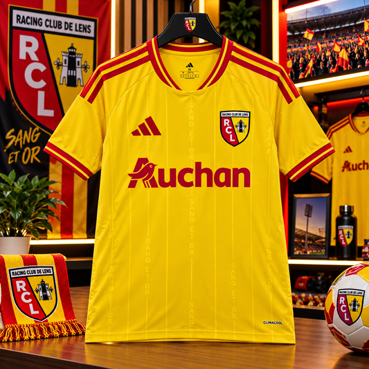 🟡🔴 Maillot RC Lens – Sang et Domicile 2026/27