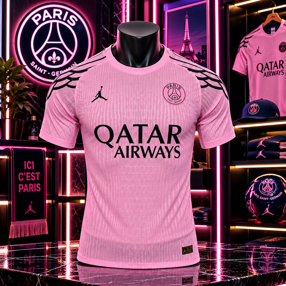 Maillot Paris Saint-Germain – Third Kit Rose (Three Passenger Pink)