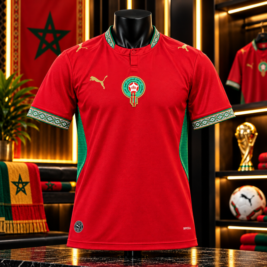 Maillot des Lions de l'Atlas Maroc Domicile — Édition 2026