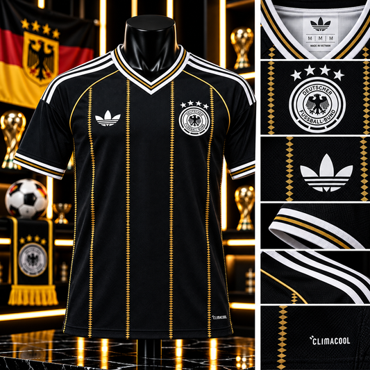 Maillot Allemagne – Noir & Or 🖤✨