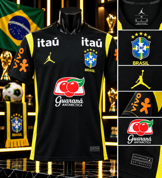 Maillot Brésil – Noir Training / Lifestyle 🖤💛