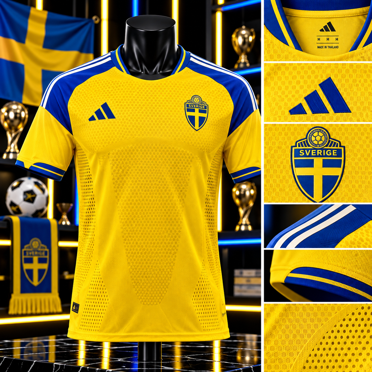 Maillot Suède – Jaune & Bleu 💛💙