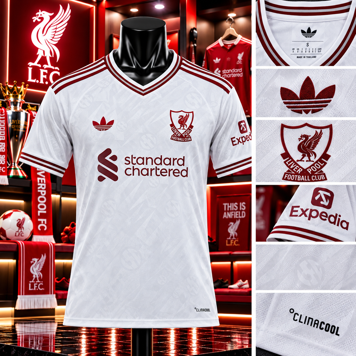 Maillot Officiel Liverpool FC Extérieur Adulte 2026-2027