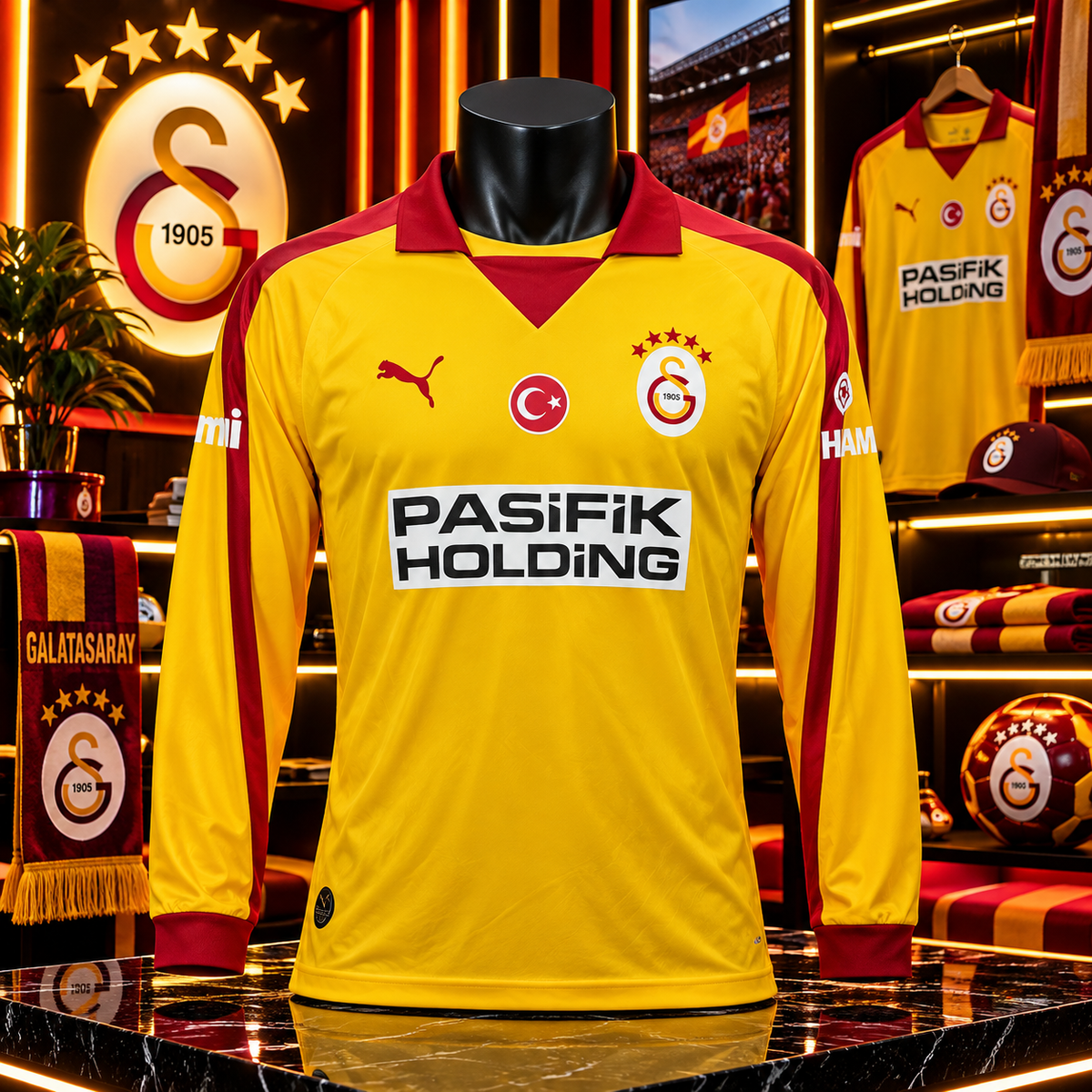 Maillot Galatasaray Extérieur Manches Longues 2026-27