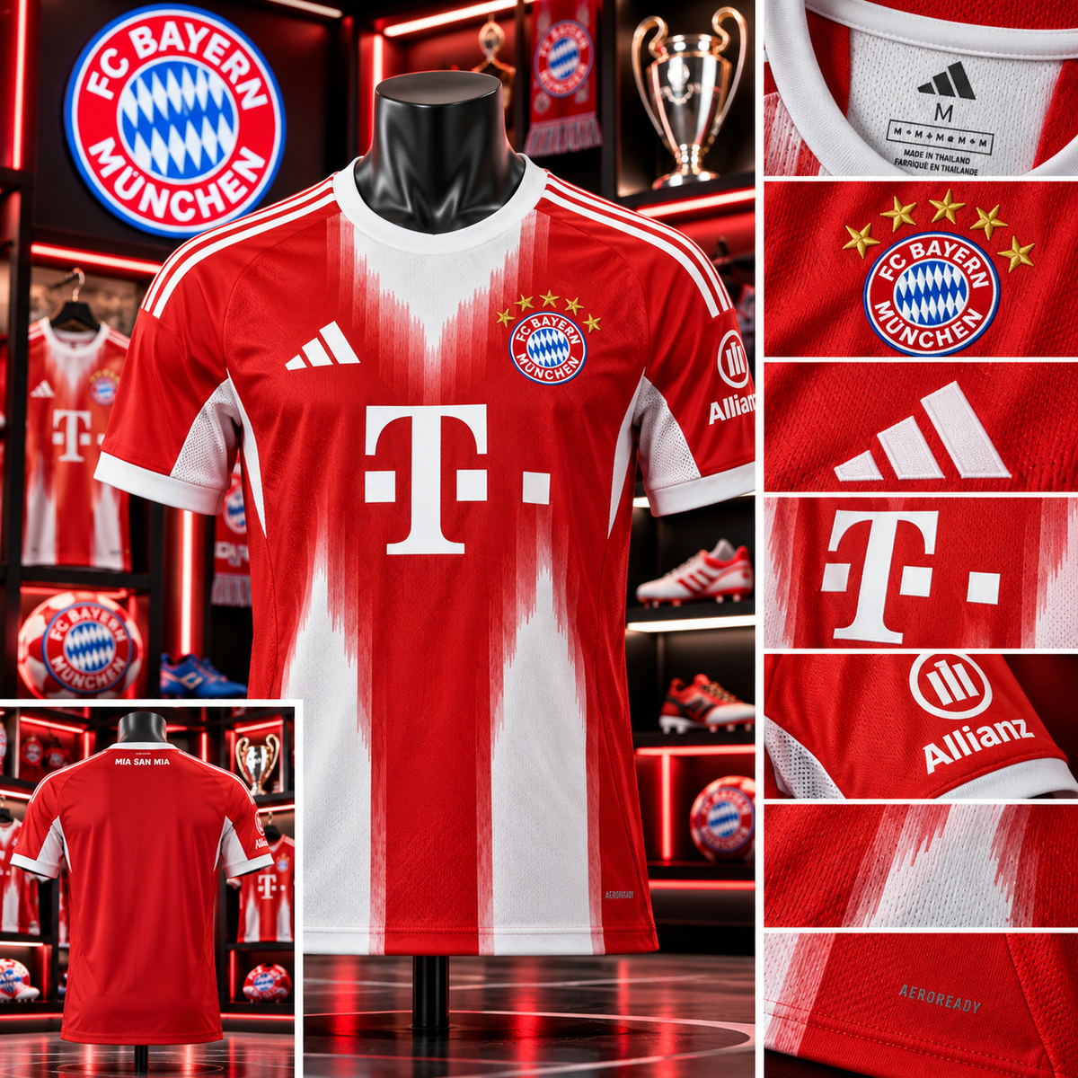Maillot Bayern Munich Domicile Adulte 2025-2026