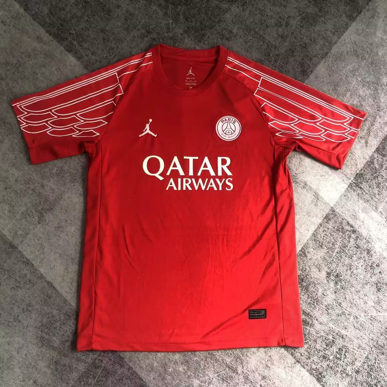 Maillot Entraînement PSG x Jordan Rouge 2025-26