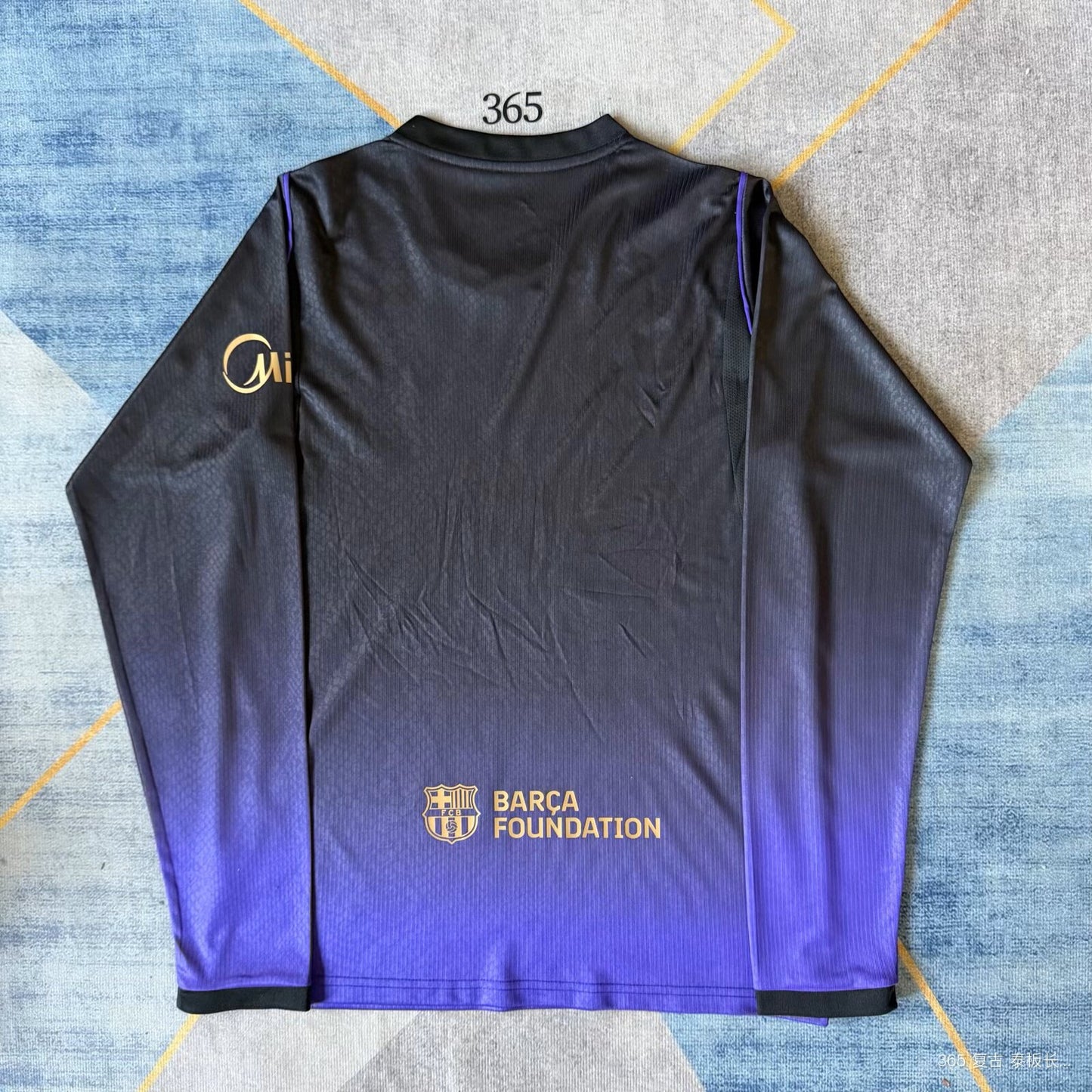 Maillot Barcelone Extérieur Manches Longues