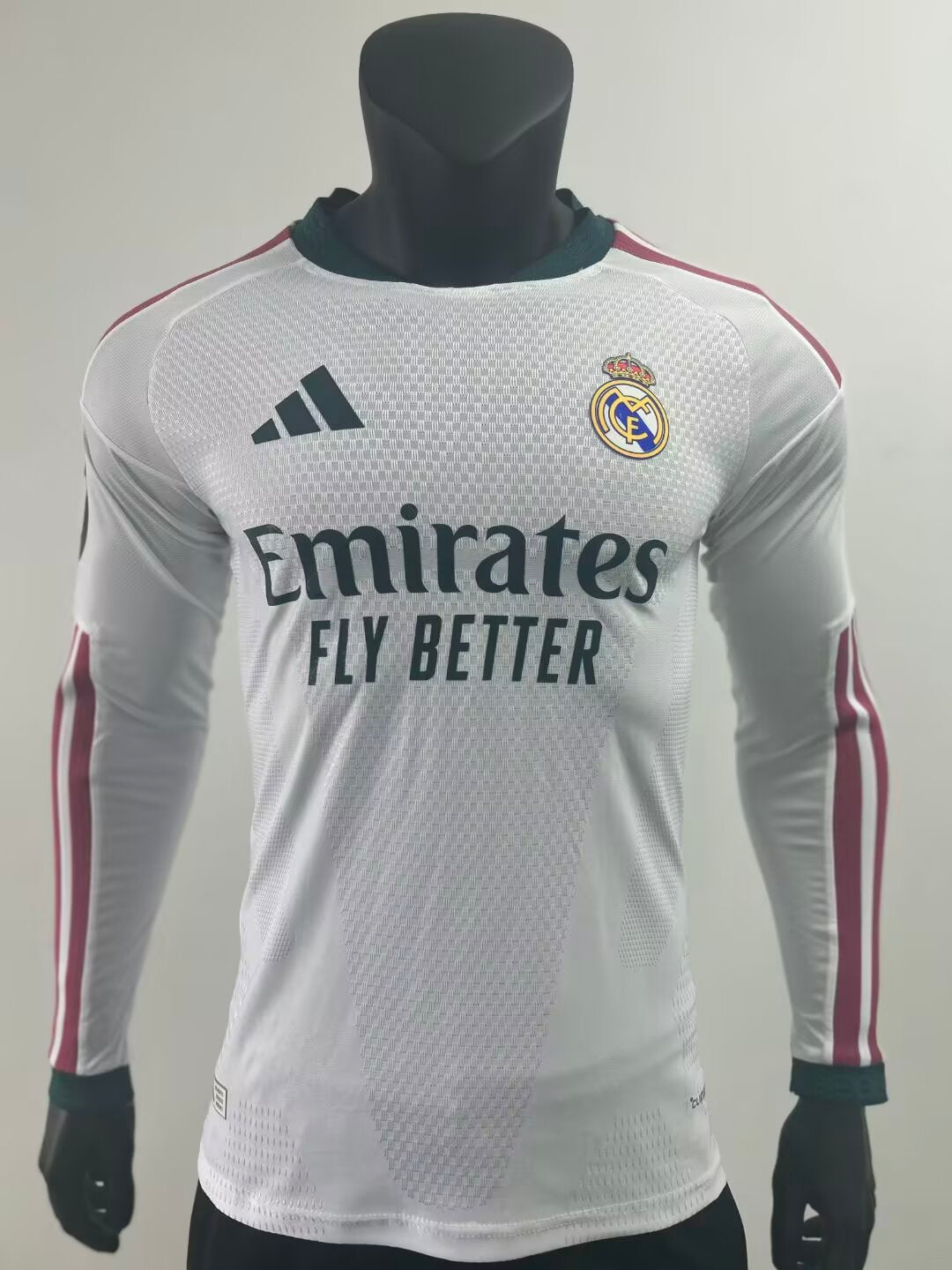 Maillot Real Madrid Domicile Manches Longues version Joueur