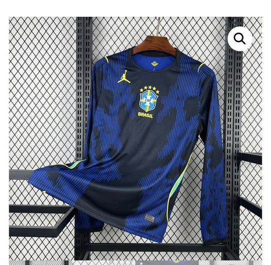 Maillot Brésil Extérieur 2026 – Manches Longues Adulte